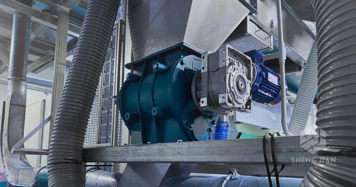 Rotary valves in use