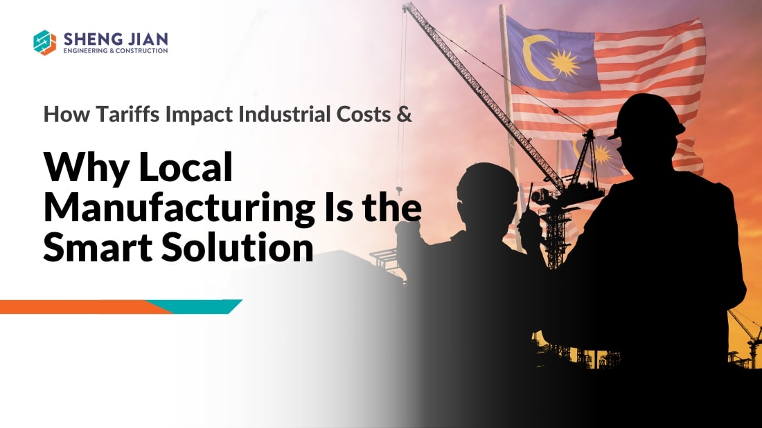 A manufacturing plant produces industrial machinery/tools.